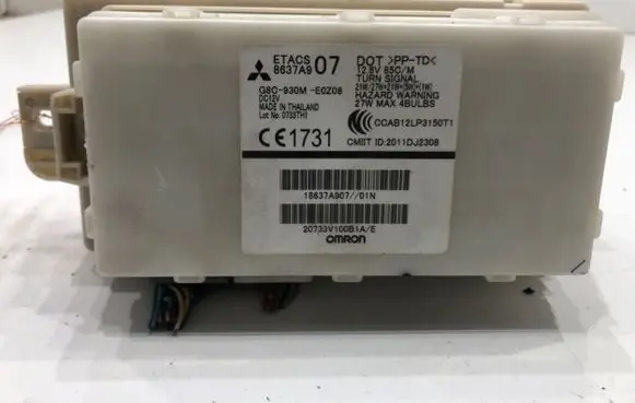 Mitsubishi Mirage VI G4 Attrage Other control units/modules G8C-930M-E0Z08