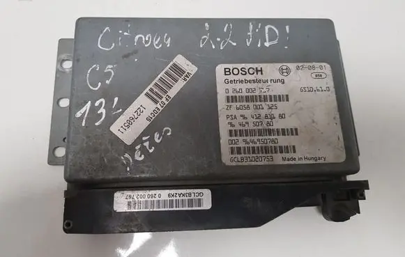 Citroen C5 Gearbox control unit/module 0260002757 PSA9641281180