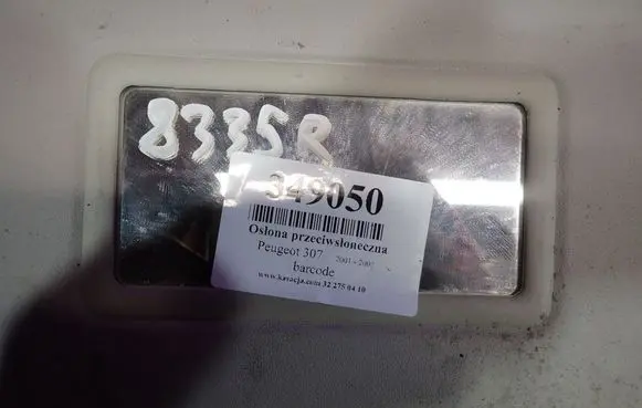 Peugeot 307 CC Sun visor 
