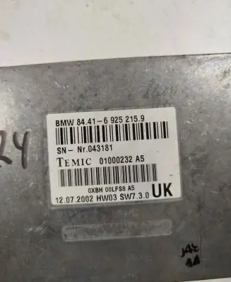 BMW 7 E65 E66 Voice control module 6925215