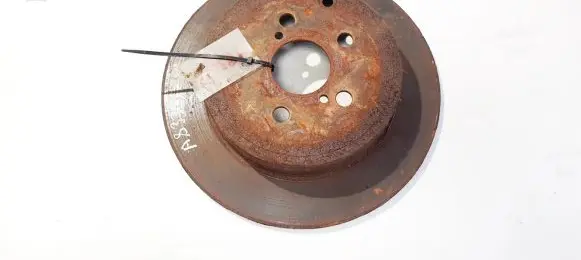 Toyota Avensis T250 Rear brake disc neventiliuojamas