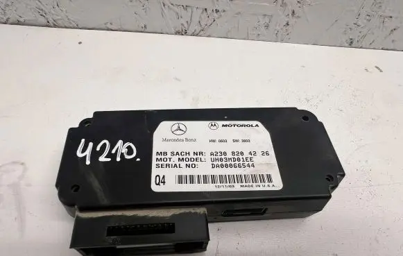 Mercedes-Benz C W203 Phone control unit/module A2308204226 DA00066544 UH03MD01EE