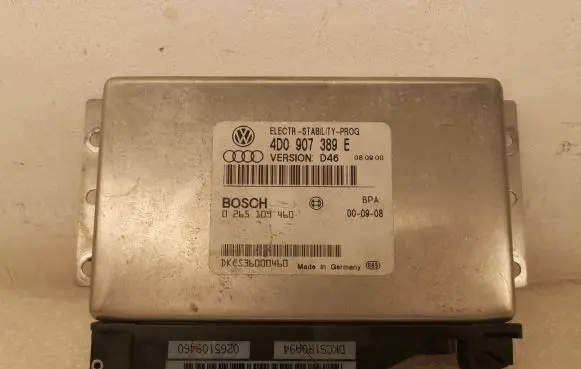 Audi A8 S8 D2 4D ESP (stability system) control unit 4D0907389E 0265109460 DKCS36000460