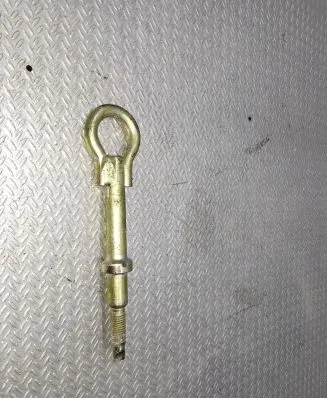 Towing hook eye