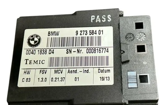 BMW 3 E92 E93 Other control units/modules 927358401 00816774