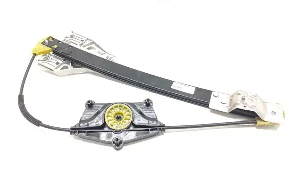Rear window lifting mechanism without motor
