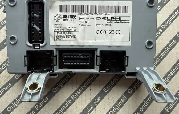 Fiat Palio Central body control module 46817096