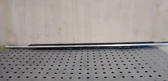 Front door glass trim molding