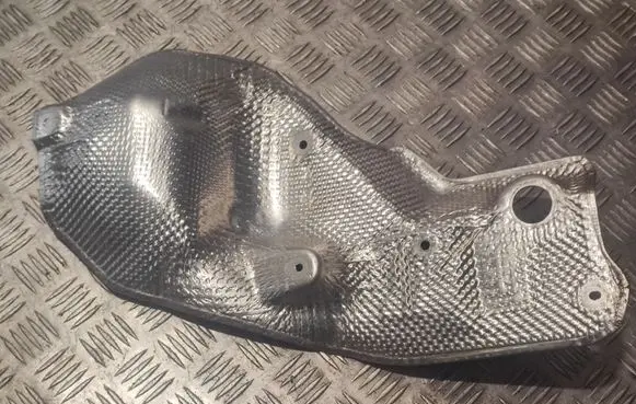Heat shield in engine bay