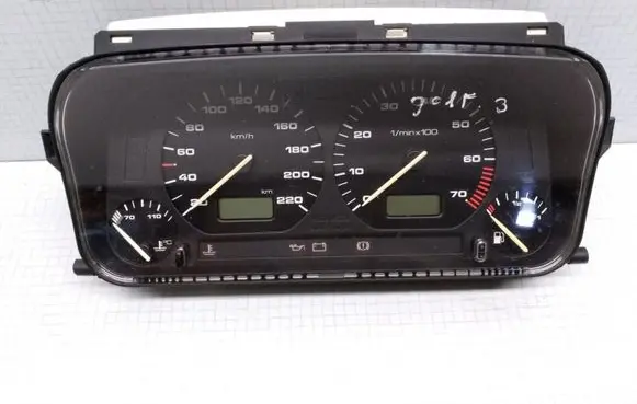 Volkswagen Golf III Speedometer (instrument cluster) 1H6919033BG 6160553008 5411004600
