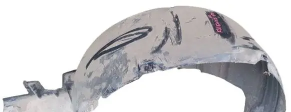 Renault Fluence Rear arch fender liner splash guards 767480022r-4car
