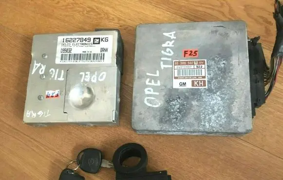 Opel Tigra B Engine control unit/module 16227849 D95032 90386507