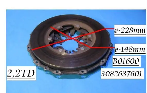 Renault Laguna I Pressure plate 3082637601 B01600