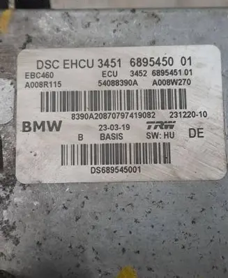 BMW 5 G30 G31 G38 ABS Pump 6895450 54088390A A008R115