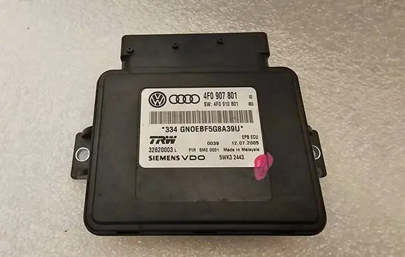 Audi A6 S6 C6 4F Hand brake control module 4F0907801 4F0910801 N0EBF5G8A