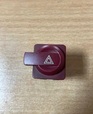 Citroen C4 I Hazard light switch 96480877KR
