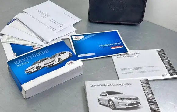 KIA Optima Owners service history hand book 