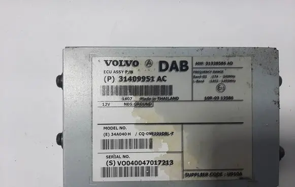 Volvo XC70 Aerial antenna amplifier 31409951AC 31328586AD
