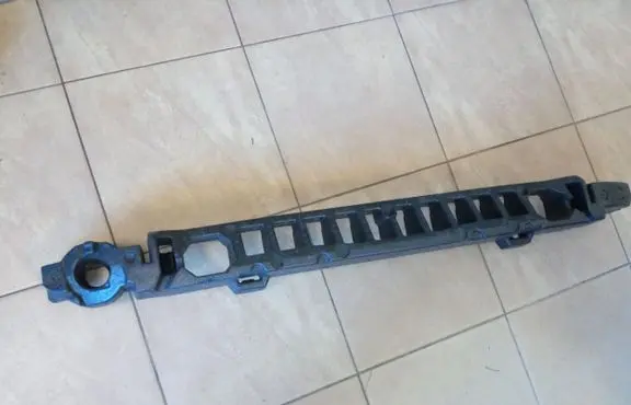 Front bumper foam support bar