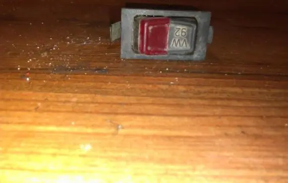 Volkswagen Jetta II Hazard light switch 161953235a