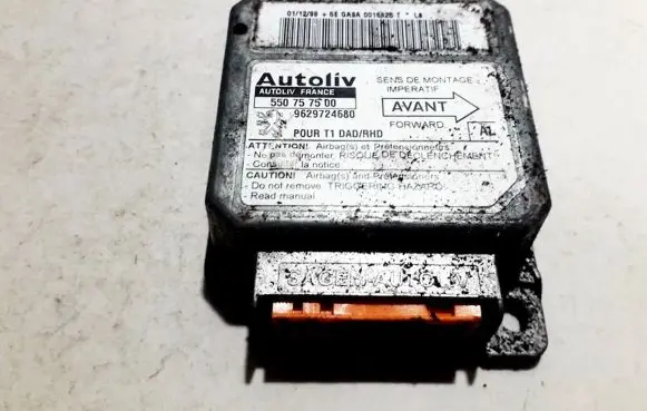 Peugeot 206 Airbag control unit/module 550757500 9629724680