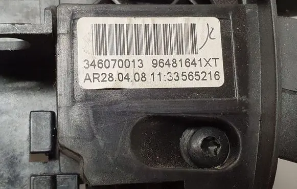 Citroen C4 I Picasso Wiper turn signal indicator stalk/switch 96644965XT 96591774XT 96481641XT