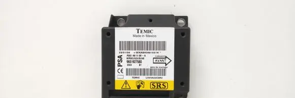 Citroen C3 Airbag control unit/module 9651927580