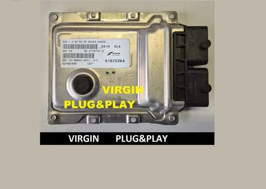 Fiat 500E Engine control unit/module ECU 51975364 BC0116757D BGPBBT8B