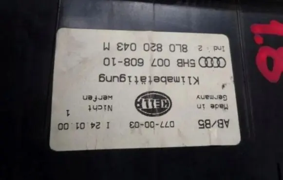 Audi A3 S3 8L Other switches/knobs/shifts