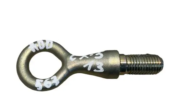 Towing hook eye