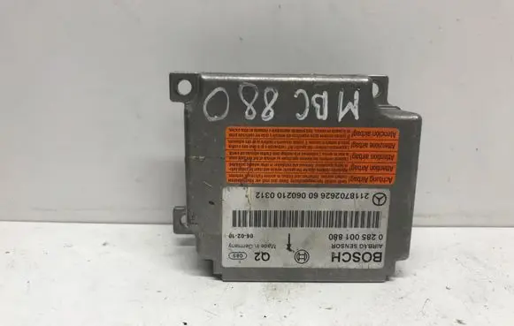 Mercedes-Benz CLS C219 Airbag control unit/module 0285001880