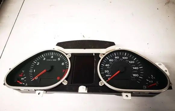 Audi A6 S6 C6 4F Speedometer (instrument cluster) 4F0920950K 4F0910900A