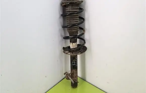 Front shock absorber with coil spring