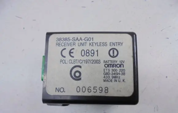 Honda CR-V Immobilizer control unit/module 38385-SAA-G01