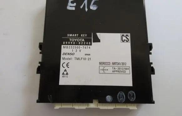 Toyota Corolla E160 E170 Other control units/modules 8999002240
