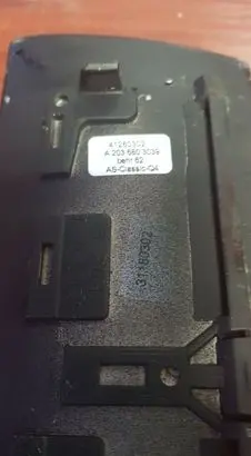 Mercedes-Benz C W203 Ashtray trim (front) 2036805339