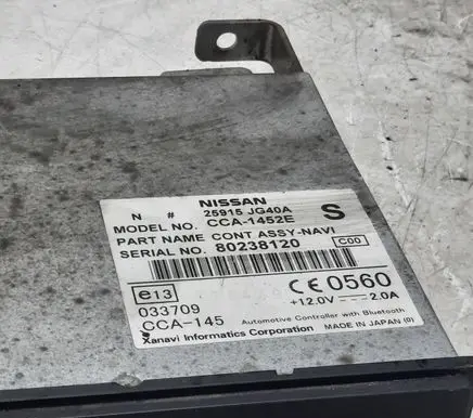 Nissan Qashqai Bluetooth control unit module 25915JG40A