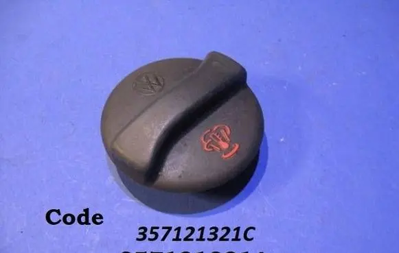 Volkswagen Jetta II Coolant expansion tank/reservoir cap 357121321C 357121321A