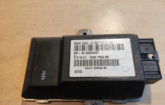 BMW 7 E65 E66 Steering rack control module 32306760111101