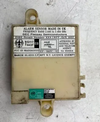BMW 7 E38 Alarm control unit/module 8362459 52010078G DA5816001