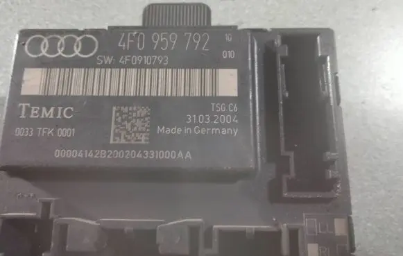 Audi A6 S6 C6 4F Door control unit/module 4F0959792 0033TFK0001 4F0910793