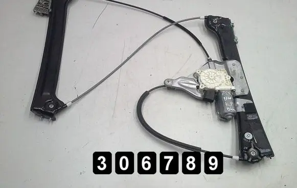 Front door window regulator with motor