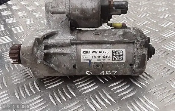 Audi A3 S3 A3 Sportback 8P Starter motor 02e911023q