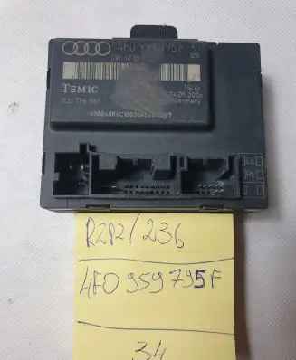 Audi A6 S6 C6 4F Door control unit/module 4F0959795F