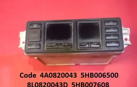 Audi A4 S4 B6 8E 8H Climate control unit 4A0820043 5HB006500