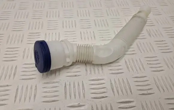 Peugeot 208 II Window washer liquid tank fill tube 312837502