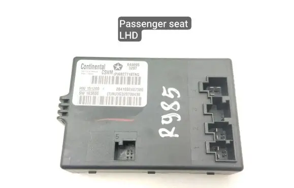 Chrysler Pacifica Seat control module 68277187AG