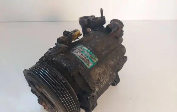 Peugeot 607 Air conditioning (A/C) compressor (pump) 9656572380
