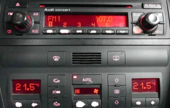 Audi A6 S6 C5 4B Climate control/heater control trim IMPRK1142853