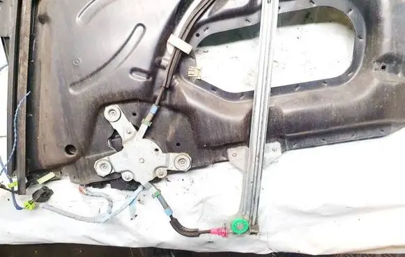 Audi A6 S6 C4 4A Sliding door window regulator with motor 4a0837397d